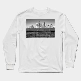 NYC Skyline Infrafred Long Sleeve T-Shirt